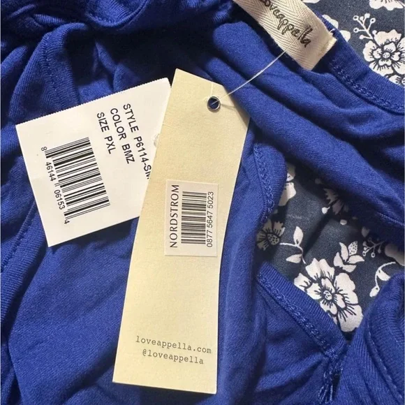 NWT Blue Lovapella Maxi Dress, PXL - Picture 2 of 3